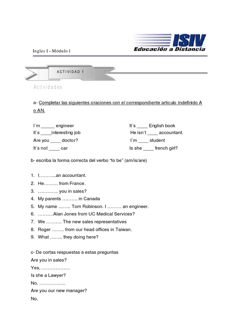 English I Module 1 Activities Guide | PDF | Linguistics | Syntax