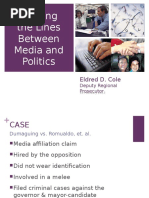Blurring The Lines Between Media and Politics: Eldred D. Cole