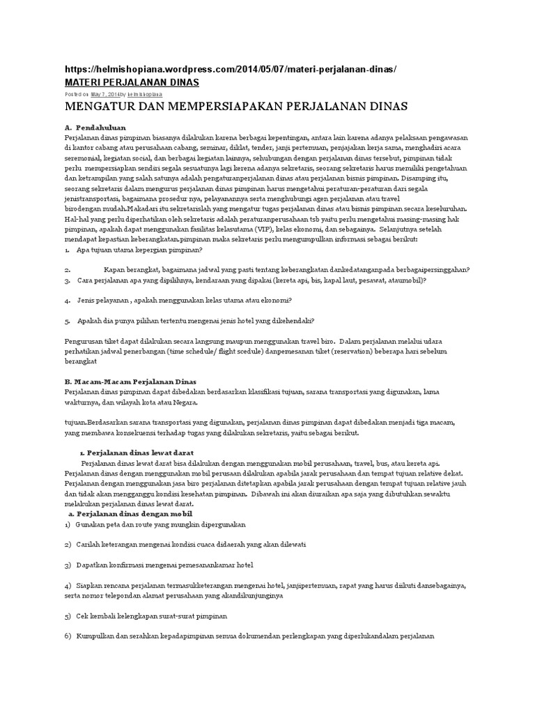 MATERI PERJALANAN DINAS.doc