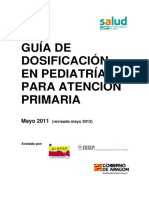 Guia de Dosificacion en Pediatria para Atencion Primaria SEUP 1era Edicion PDF