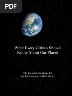 What Every Citizen Should Know About Our Planet (excerpts)