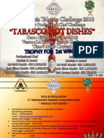 1st Indonesian Tabasco Challenge 2010 - Rulebook