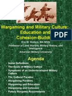 War Gaming and Military Culture