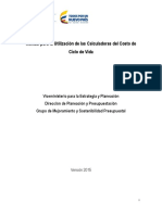 Manual Para La Utilización de Las Calculadoras de CCV V2015