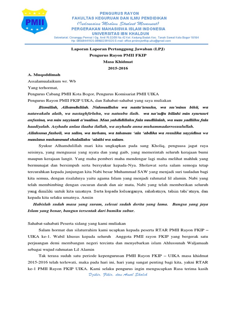 Lpj Rayon Fkip 2015 2016
