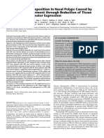 Excessive Fibrin Deposition in Nasal Polyps Caused by Fibrinolytic Impairment Through Reduction of Tissue Plasminogen Activator Expression