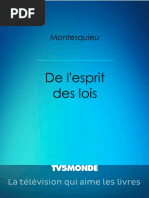 La Pensee Politique De Montesquieu Montesquieu Separation Des Pouvoirs