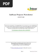 Ind Scan Projects Newsletter Aug I 08