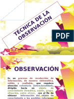 observación