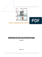 Memoria de Calculo de Casa Habitacion