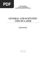Download GENERAL AND SCIENTIFIC USES OF LASER by Ahmed Sakr   SN30865230 doc pdf