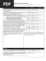 Adi Rubric 8th Grade