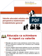 Valorile Educatiei Artistice