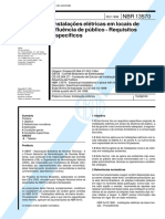 ABNT NBR 13570 1996 Instalacoes Eletricas Em Locais de Afluencia de Publico