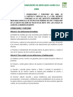 Las Atribuciones y Funciones Se Encuentran Contenidas en La Ley Del Instituto Hondureño de Mercadeo Agricola