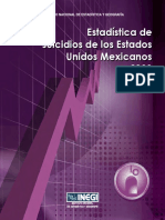 Estadísticas de Suicidio en México