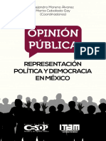 Opinion Pública. Representación Política y Democracia en México