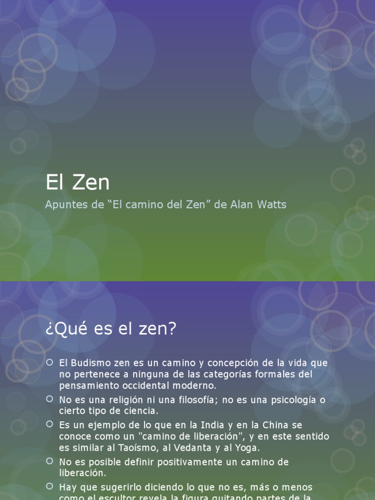 El Zen | PDF | zen | Meditación