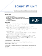 Radio Script Document 3rd Unit