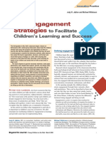 using engagement strategies to facilitate childrens learning and success