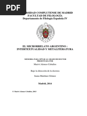 El Microrelato Argentino
