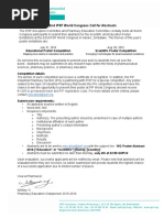 62nd IPSF World Congress Call for Abstracts