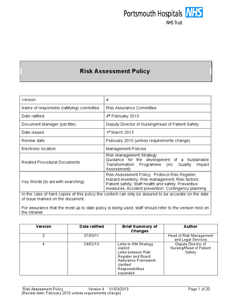 risk-assessment-policy-and-protocol-pdf-risk-risk-management