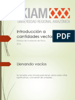 Introducción a Cantidades Vectoriales