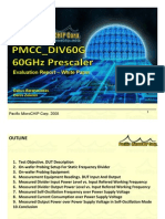 PMCC DIV60G 60GHz Prescaler Test Report