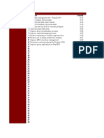 B&E Matrix - Template