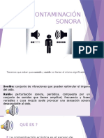 Contaminación Sonora