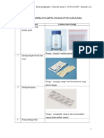 Alat Pengambilan Sampel Makanan Secara Kimia