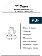 VÃ¡Lvulas Auto-Operadas 25S-Installation Maintenance Manual