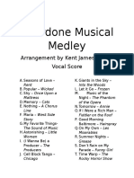 Overdone Musical Medley Cover Page 1