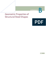 Geometric Properties of Structural Steel Shapes