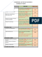 General Conditions: Uap Doc 301 Section Xi Schedule of Limits