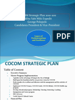 COCOM Strategic Plan 2010-2011 Kidibu Yabi Miki Expedit George Polopolo Candidates President & Vice-President