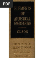 Acoustical Engineering de Harry Olson