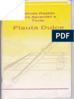 Método Rápido Para Aprender a Tocar Flauta Dulce.