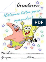 Caratula de Bob Esponja PDF