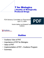 PAT For Biologics: Ensuring Quality of Biologically Produced Drugs
