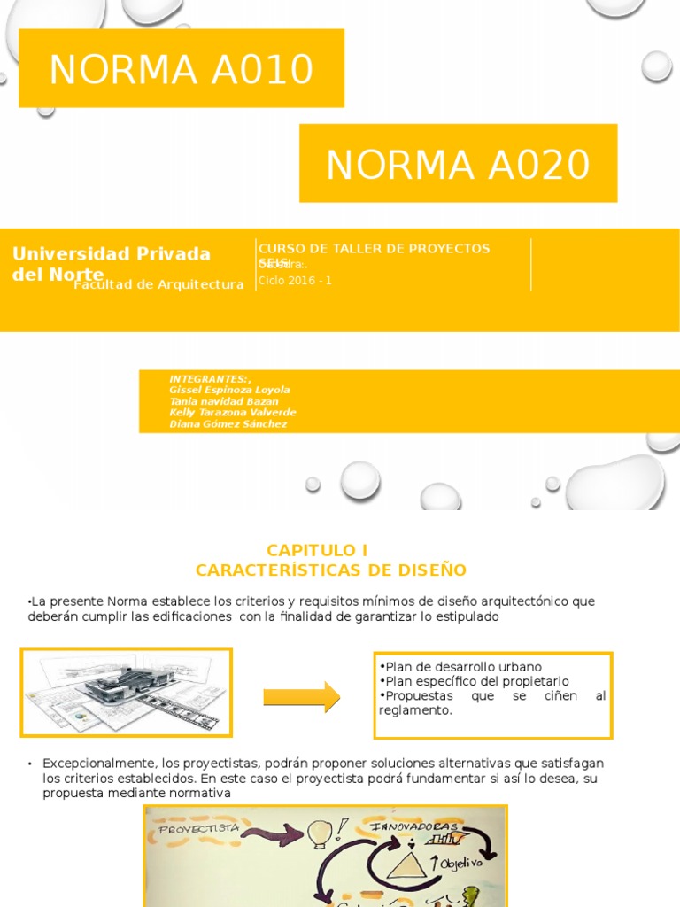 Normas A010 y A020 en Diseño Arquitectónico | PDF | Science ...