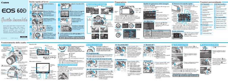 EOS 60D Pocket Guide IT | PDF