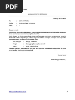 Contoh Surat Undangan Rapat