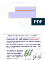 (3) Struttura e Geometria Cristallina (1)