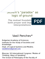 Skolem’s “paradox” as logic of ground