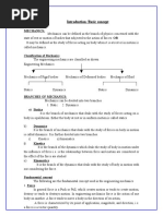 Engineering Mechanics Notes