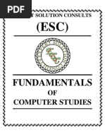 Fundamentals of Computer Studies