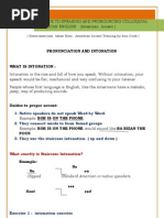 Pronunciation and Intonation Exercise