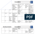 Music Video Shooting Schedule